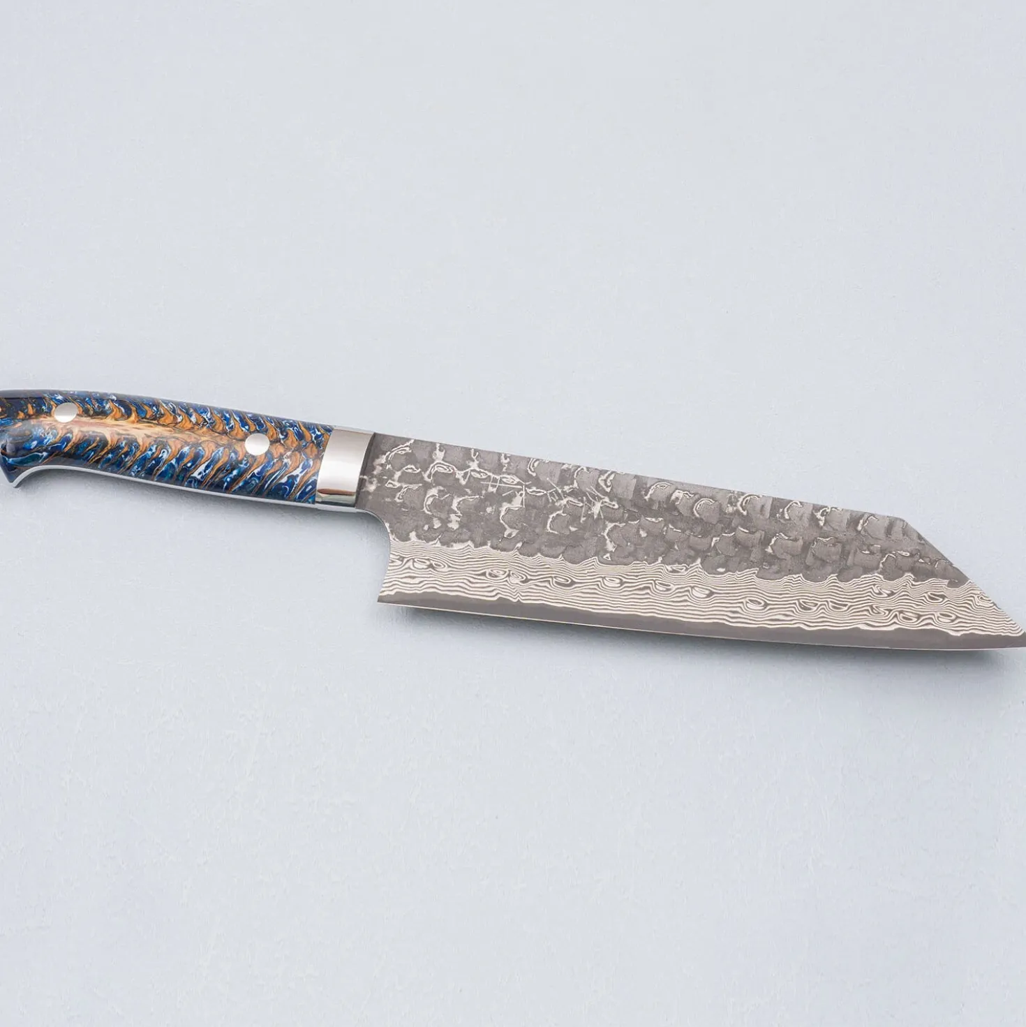 Takeshi Saji VG10 Cross Tsuchime Kurouchi Pinecone Bunka 18 cm
