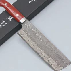 Takeshi Saji VG10 Cross Tsuchime Kurouchi Bunka 17 cm