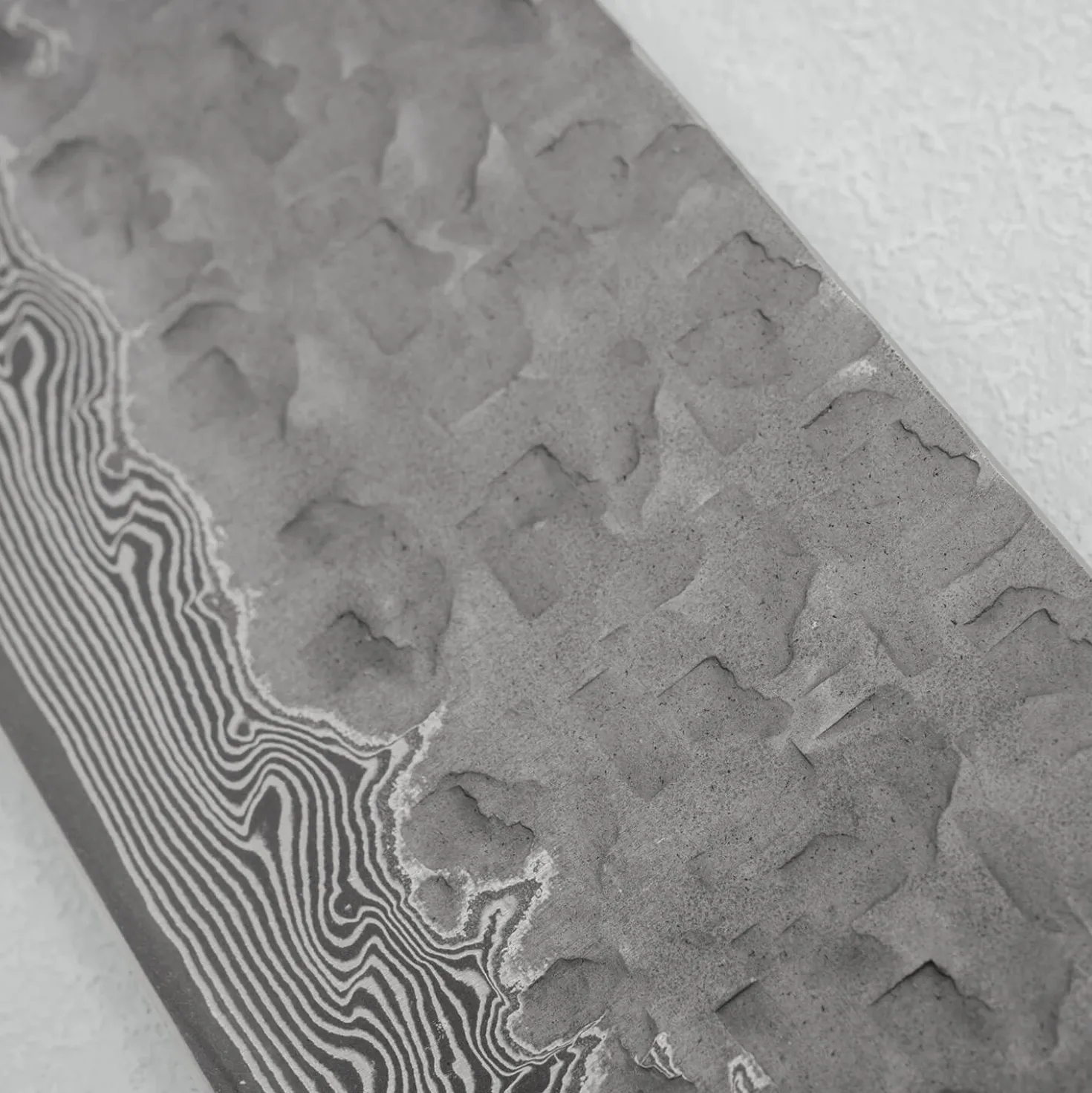 Takeshi Saji VG10 Cross Tsuchime Kurouchi Pinecone Gyuto 27 cm