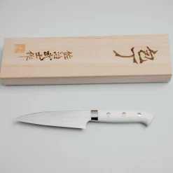 Takeshi Saji VG10 Diamond Finish Corian Petty 13 cm