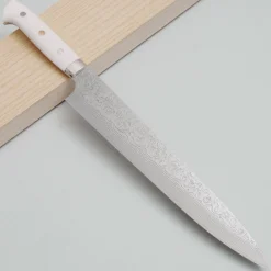 Takeshi Saji VG10 Diamond Finish Corian Sujihiki 27 cm