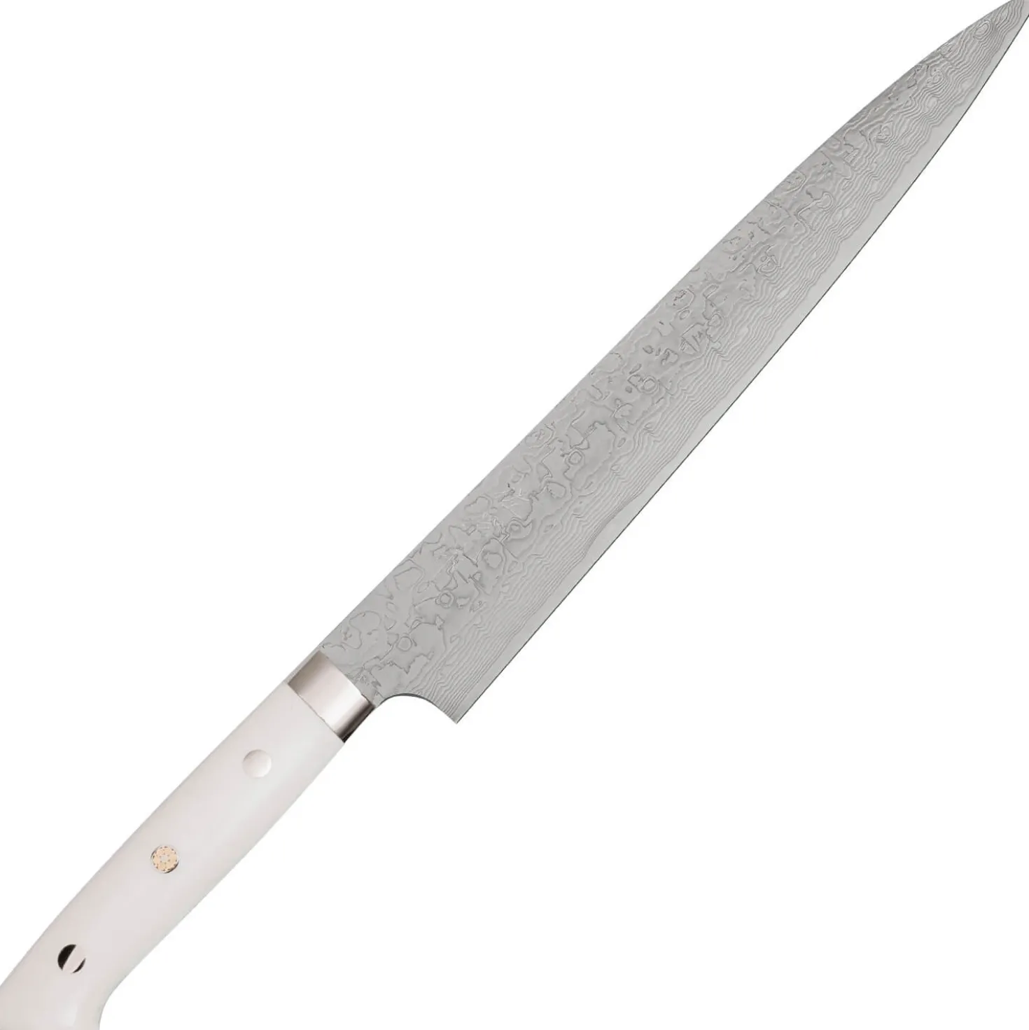 Takeshi Saji VG10 Diamond Finish Corian Sujihiki 24 cm