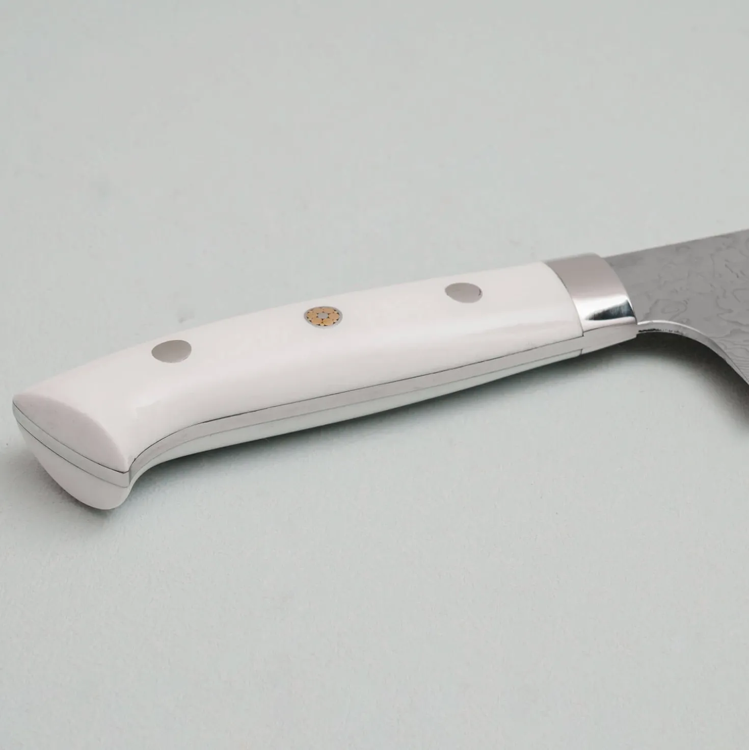 Takeshi Saji VG10 Diamond Finish Corian Nakiri 17 cm