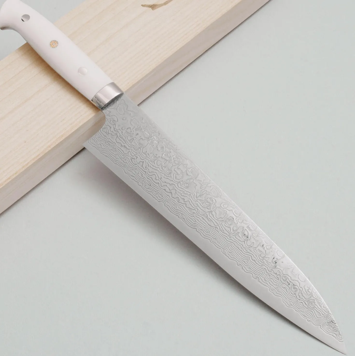 Takeshi Saji VG10 Diamond Finish Corian Gyuto 24 cm