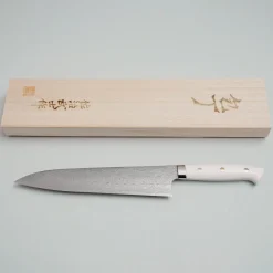 Takeshi Saji VG10 Diamond Finish Corian Gyuto 24 cm