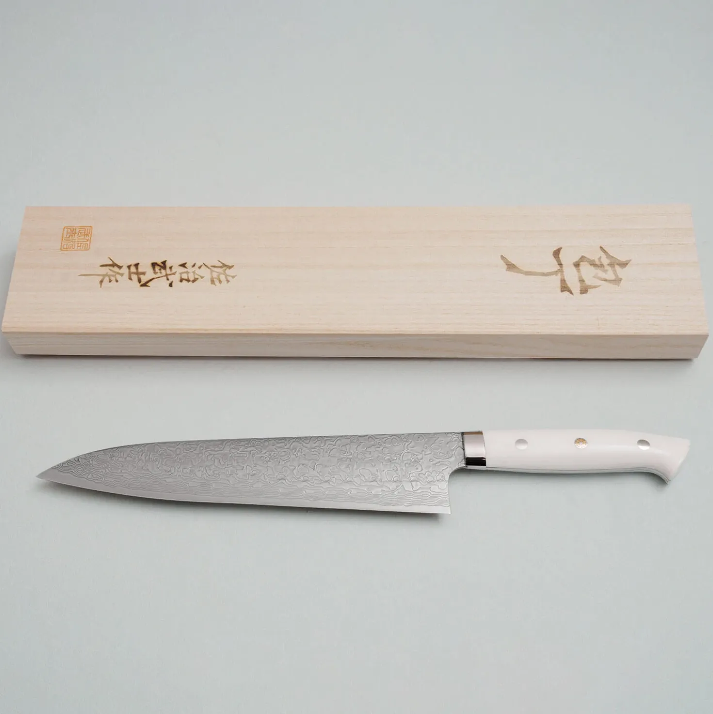 Takeshi Saji VG10 Diamond Finish Corian Gyuto 24 cm
