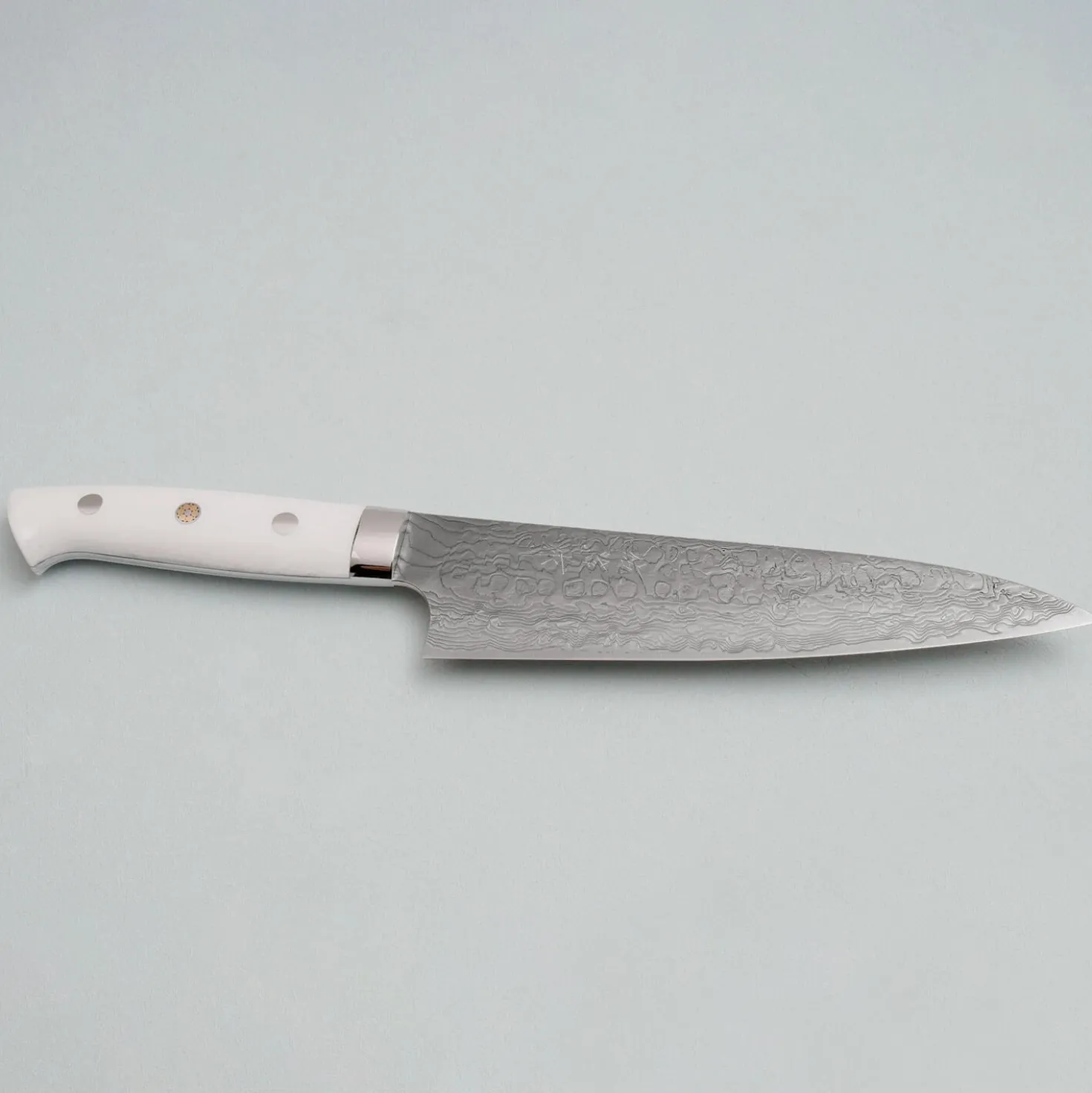 Takeshi Saji VG10 Diamond Finish Corian Gyuto 21 cm