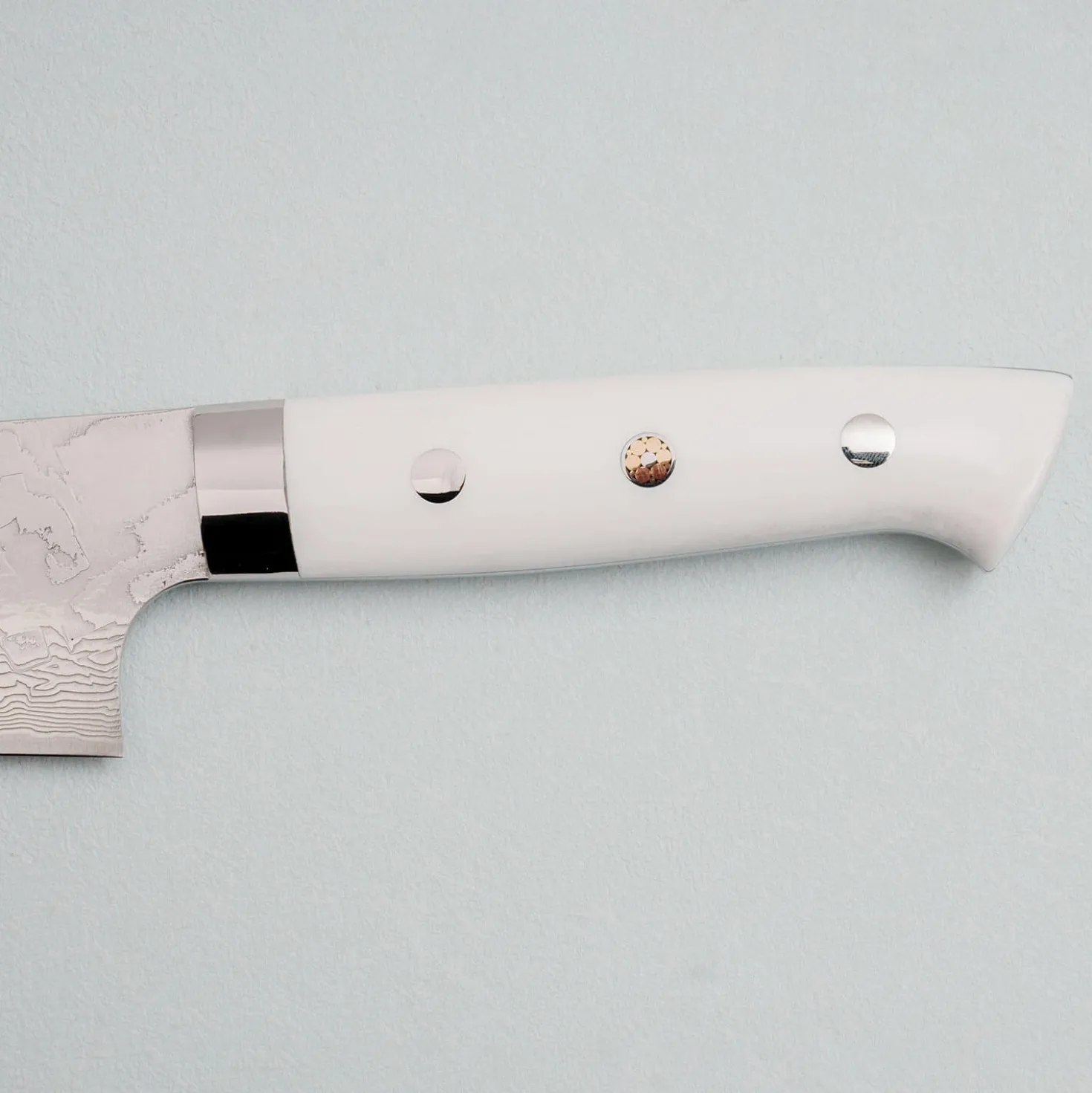 Takeshi Saji VG10 Diamond Finish Corian Gyuto 21 cm