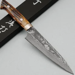 Takeshi Saji VG10 Nickel Damast Staghorn Petty 15 cm