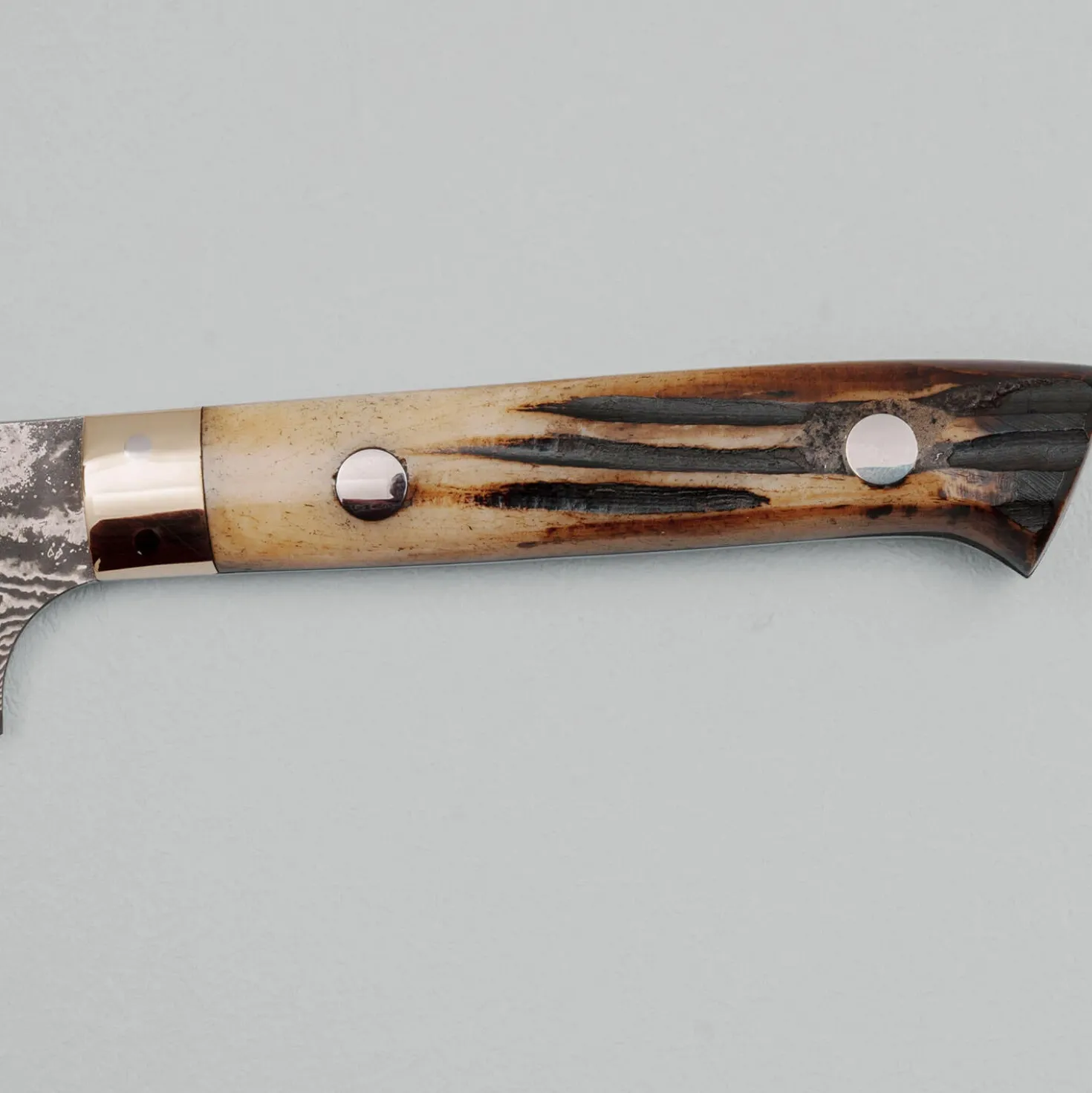Takeshi Saji VG10 Nickel Damast Staghorn Petty 9 cm