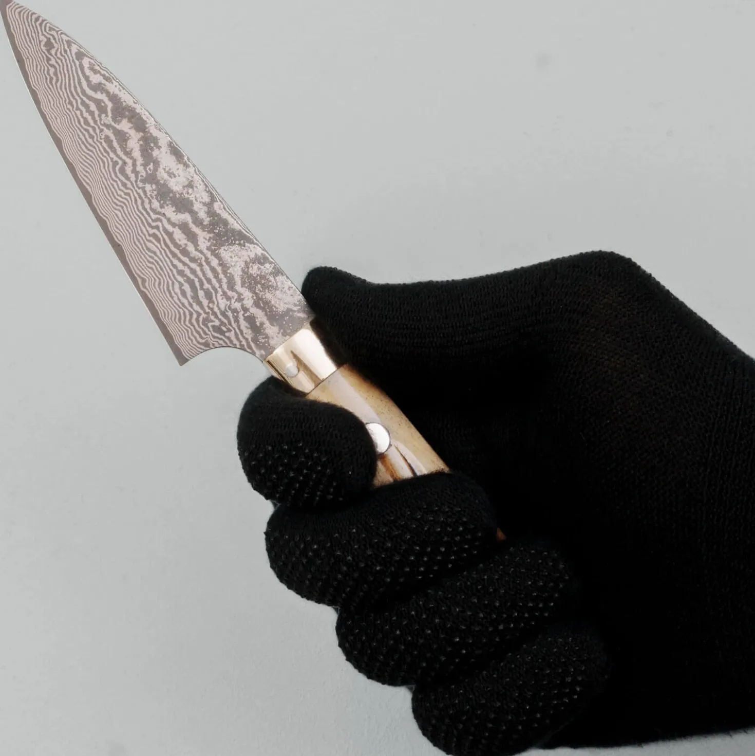 Takeshi Saji VG10 Nickel Damast Staghorn Petty 9 cm