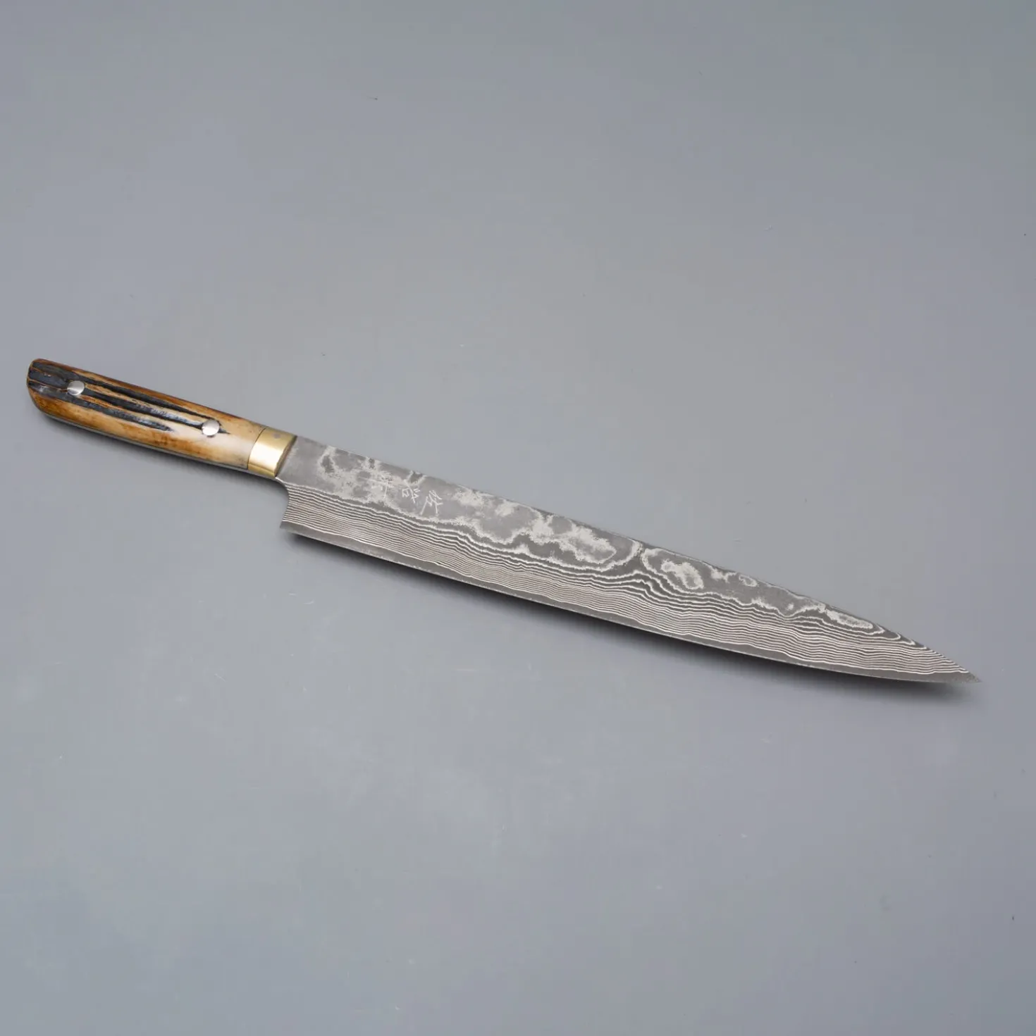 Takeshi Saji VG10 Nickel Damast Staghorn Sujihiki 27 cm