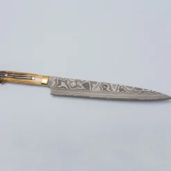Takeshi Saji VG10 Nickel Damast Staghorn Sujihiki 24 cm
