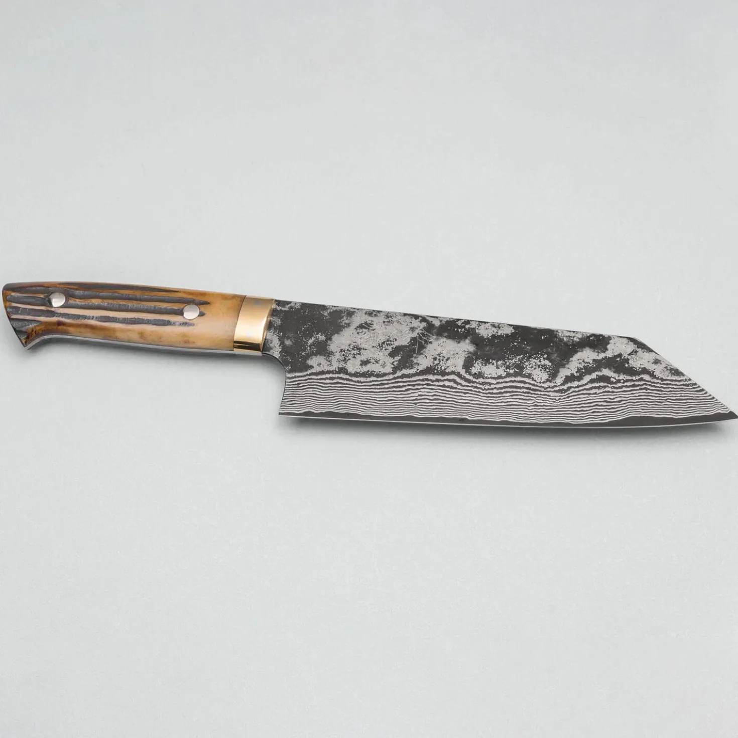 Takeshi Saji VG10 Nickel Damast Staghorn Bunka 17 cm