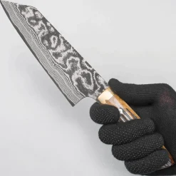 Takeshi Saji VG10 Nickel Damast Staghorn Bunka 17 cm