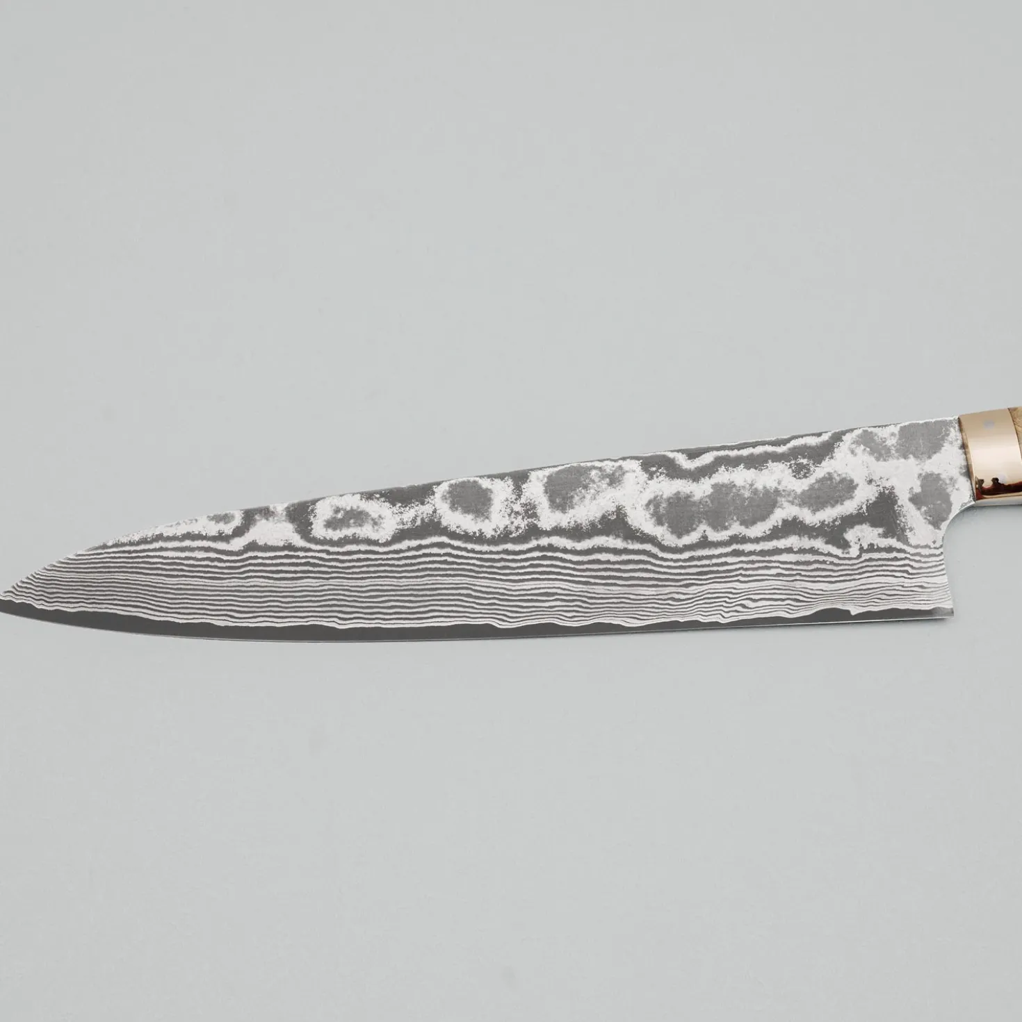 Takeshi Saji VG10 Nickel Damast Staghorn Gyuto 24 cm