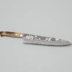 Takeshi Saji VG10 Nickel Damast Staghorn Gyuto 24 cm