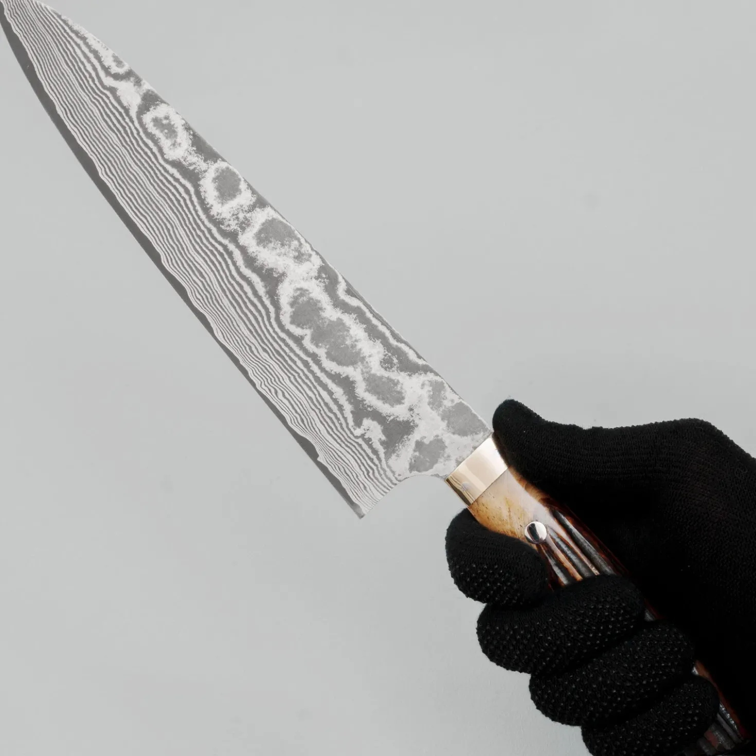 Takeshi Saji VG10 Nickel Damast Staghorn Gyuto 24 cm