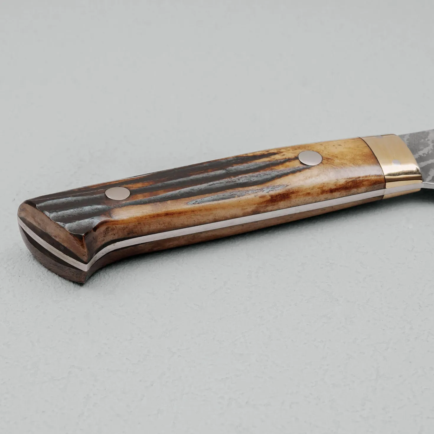 Takeshi Saji VG10 Nickel Damast Staghorn Gyuto 21 cm