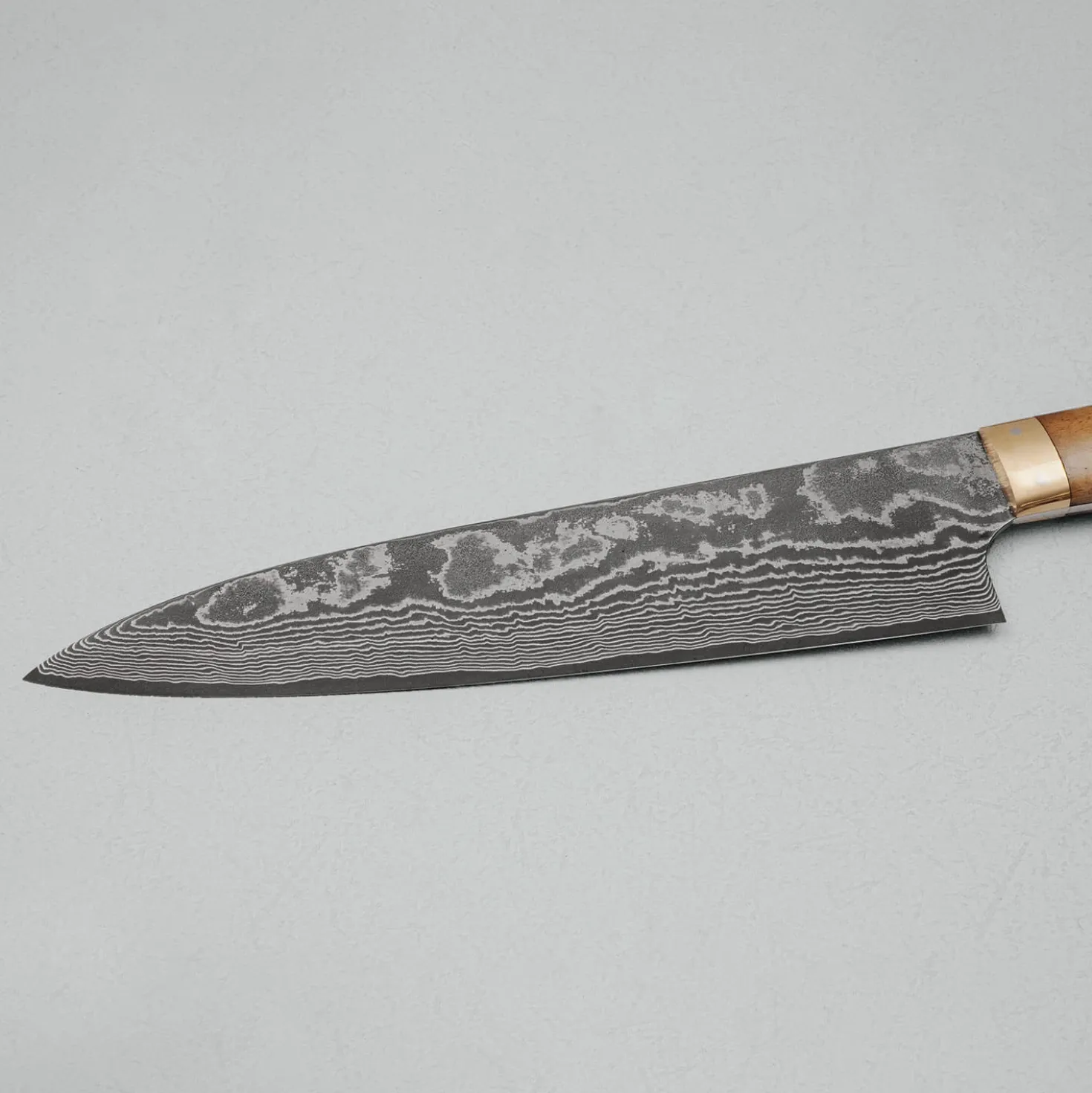 Takeshi Saji VG10 Nickel Damast Staghorn Gyuto 21 cm