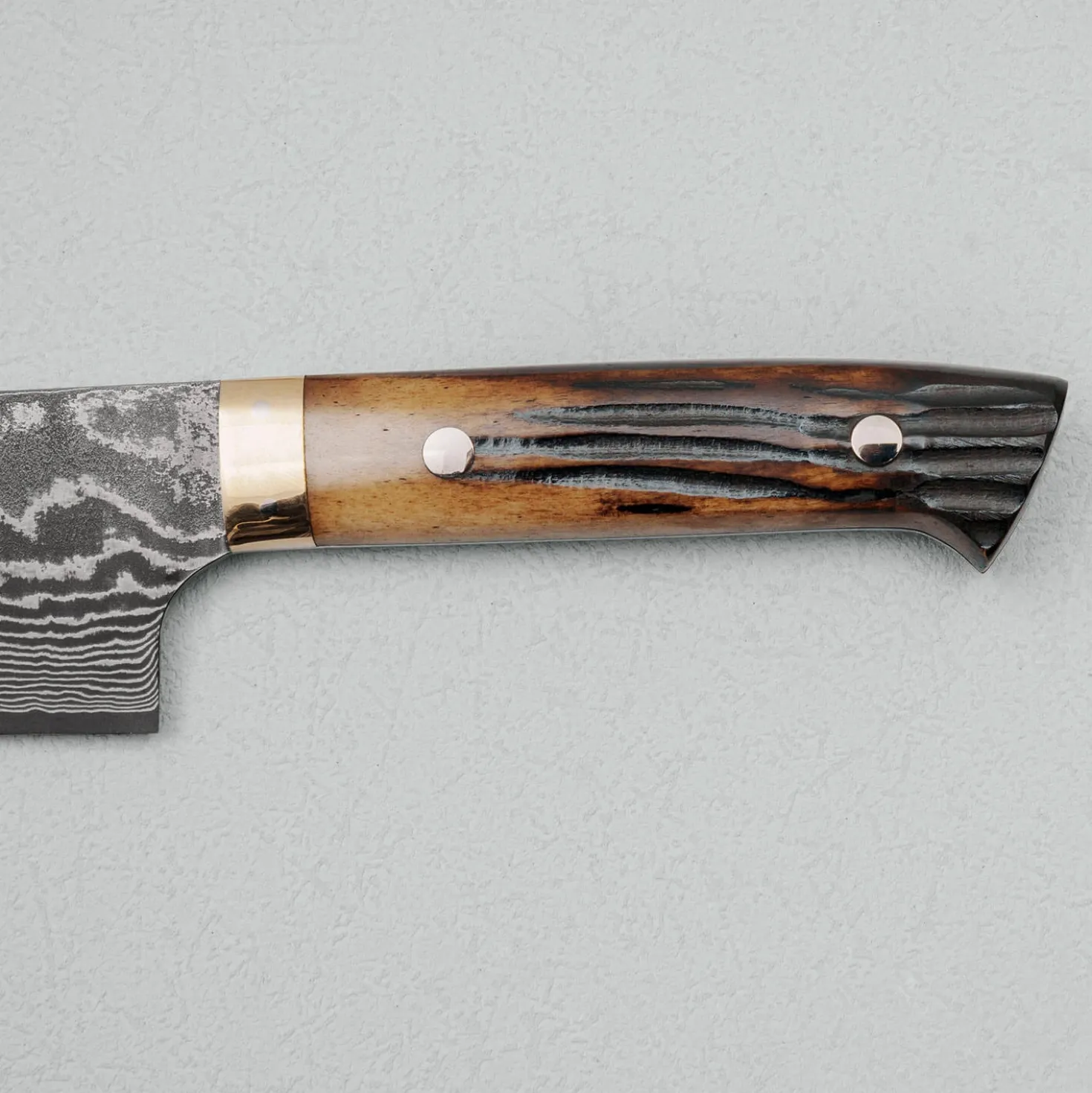 Takeshi Saji VG10 Nickel Damast Staghorn Gyuto 21 cm