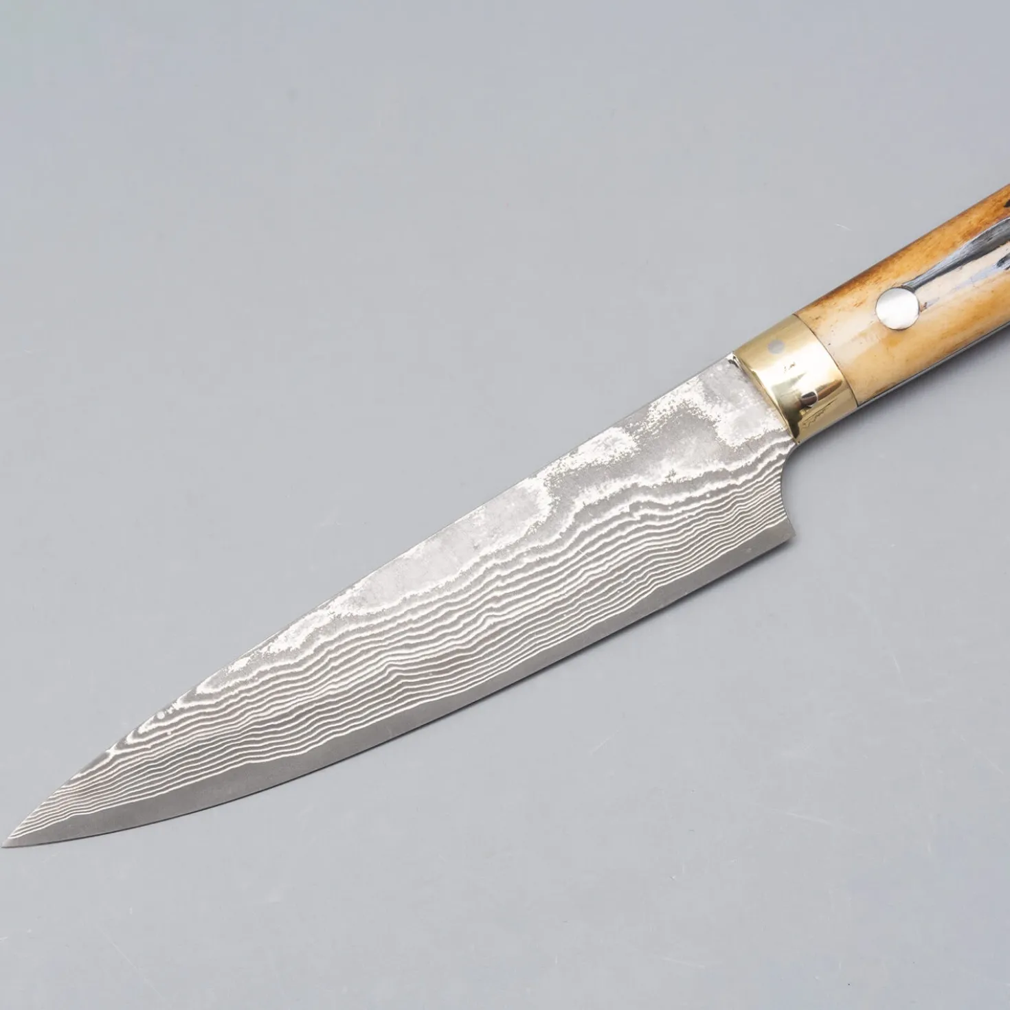 Takeshi Saji VG10 Nickel Damast Staghorn Gyuto 18 cm