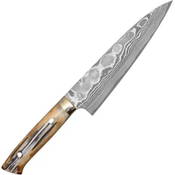 Takeshi Saji VG10 Nickel Damast Staghorn Gyuto 18 cm