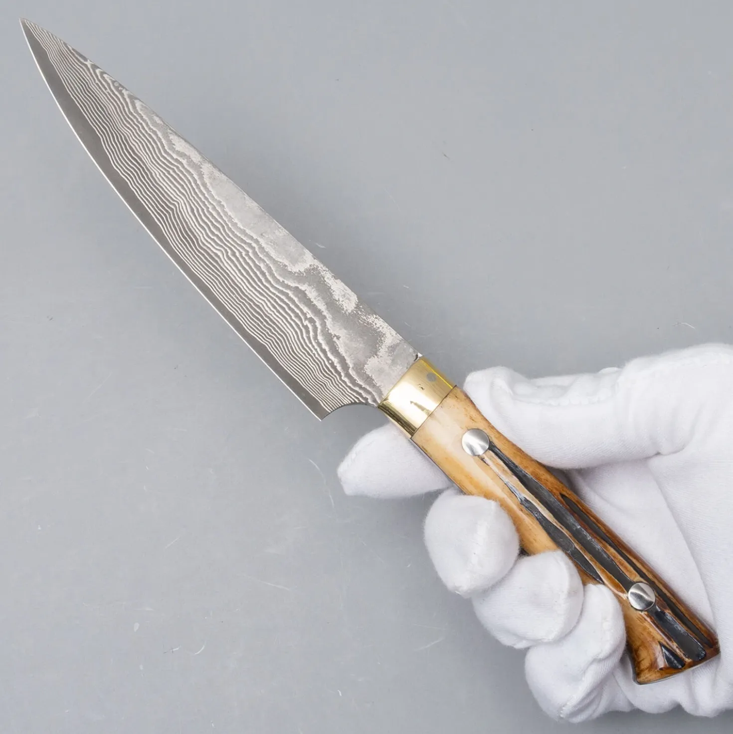 Takeshi Saji VG10 Nickel Damast Staghorn Gyuto 18 cm
