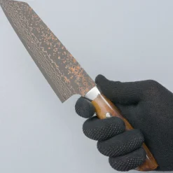 Takeshi Saji VG10 Rainbow Etched Cowhorn Bunka