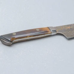 Takeshi Saji VG10 Rainbow Etched Cowhorn Bunka