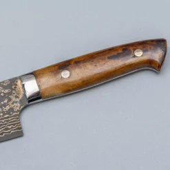 Takeshi Saji VG10 Rainbow Etched Cowhorn Gyuto 24 cm