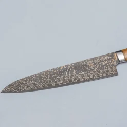 Takeshi Saji VG10 Rainbow Etched Cowhorn Gyuto 24 cm