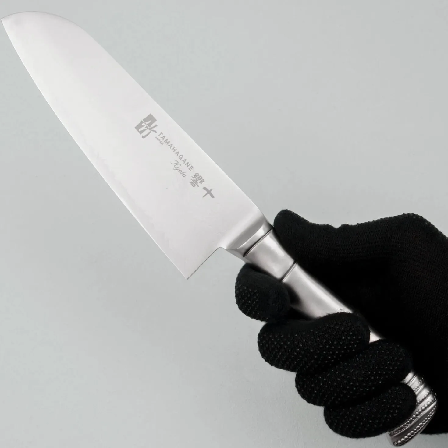 Tamahagane Bamboo Kyoto Santoku 17.5 cm