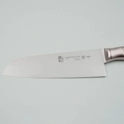 Tamahagane Bamboo Kyoto Santoku 17.5 cm