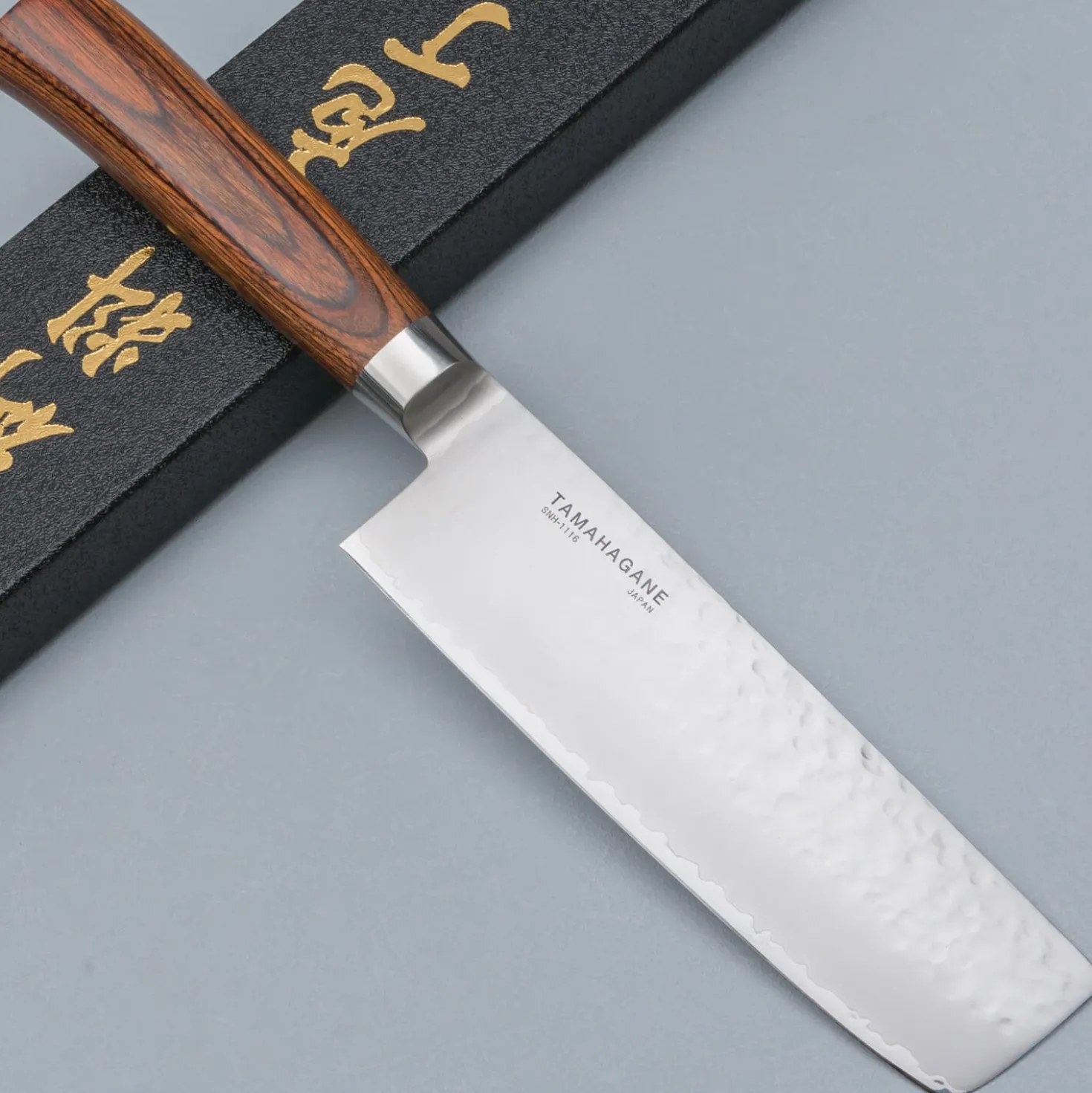 Tamahagane Tsubame Brown Nakiri 16 cm