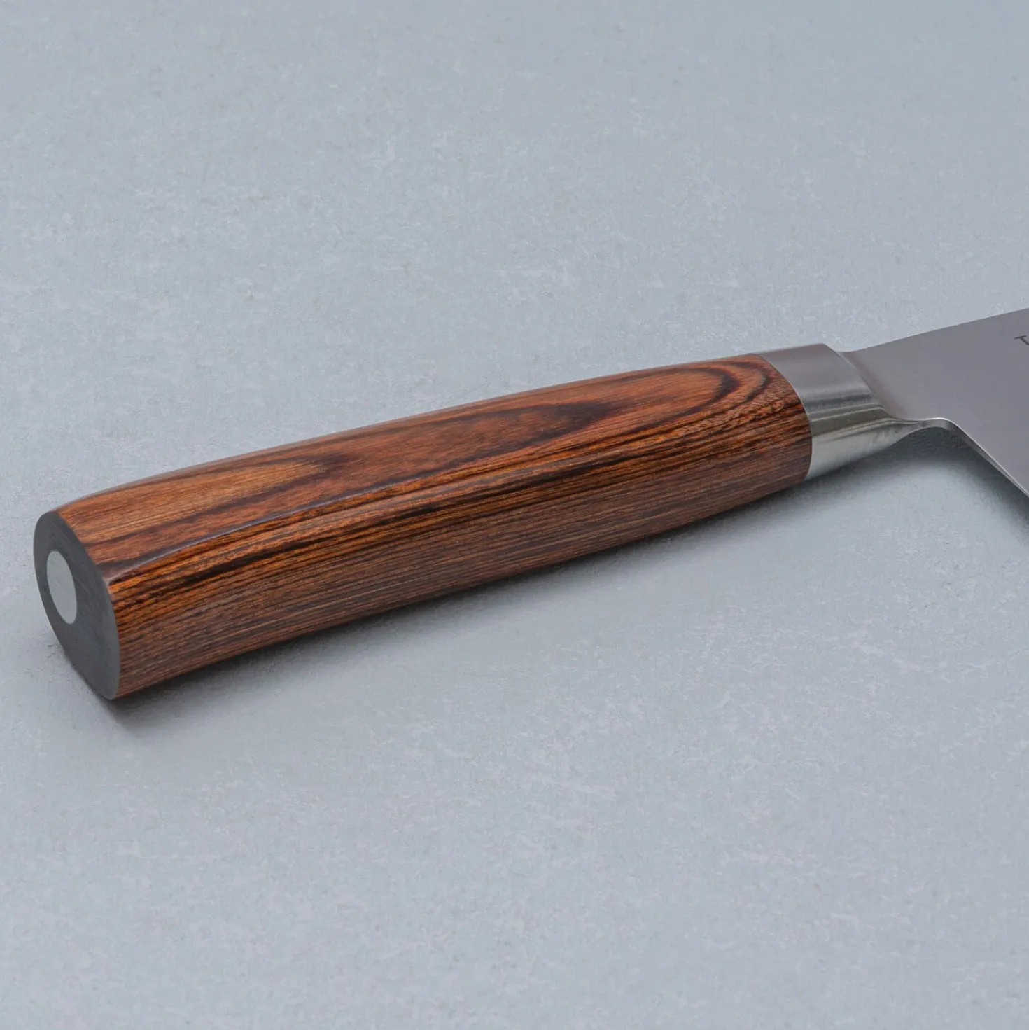 Tamahagane Tsubame Brown Santoku 17.5 cm