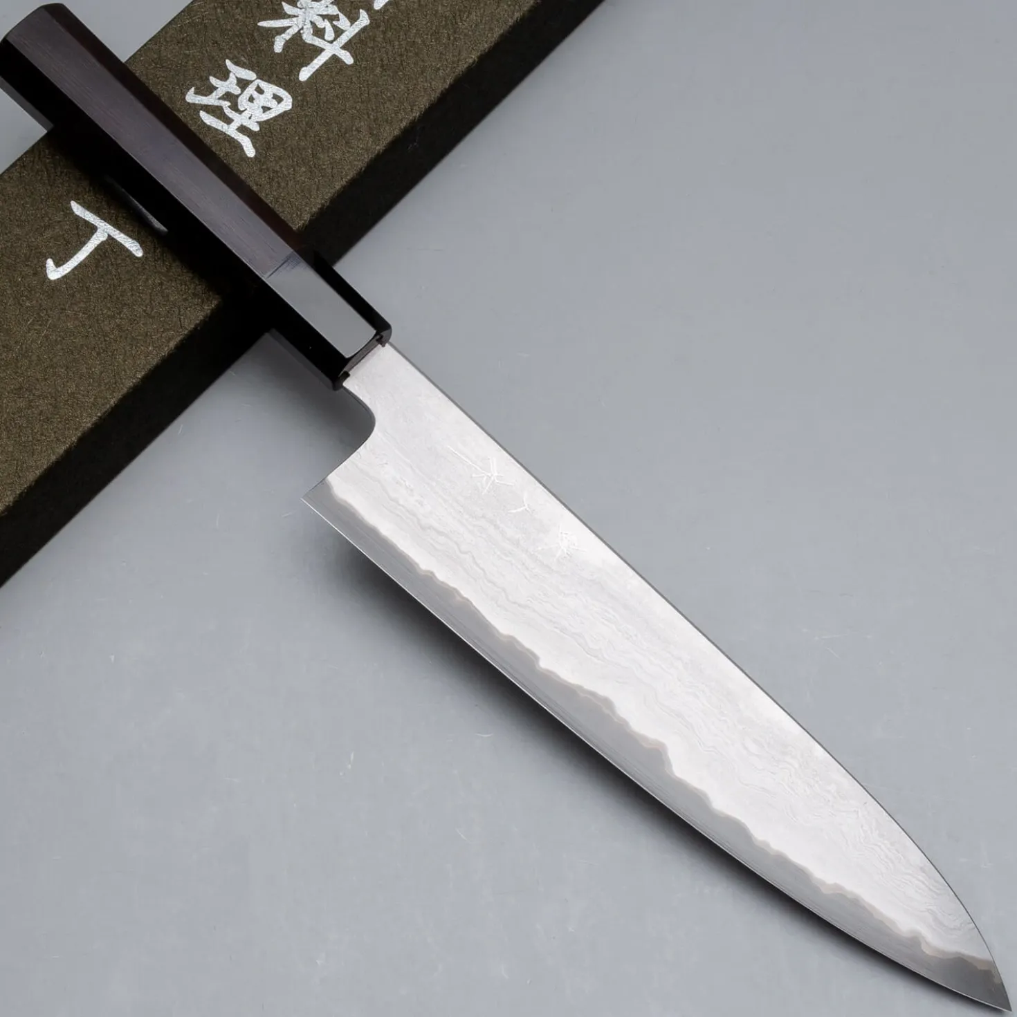 Tetsujin Hamono Aogami 2 Metal Flow Gyuto 24 cm