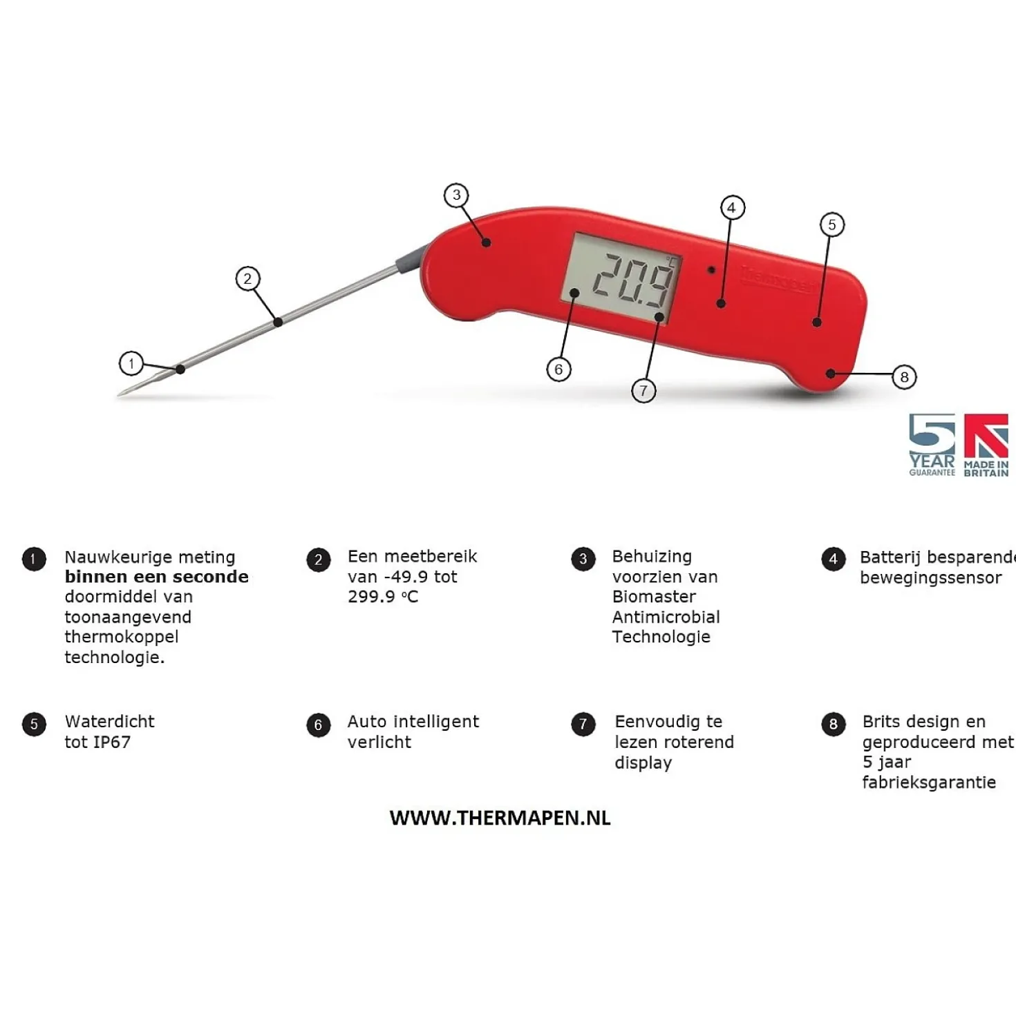 Thermapen One Thermometer Groen