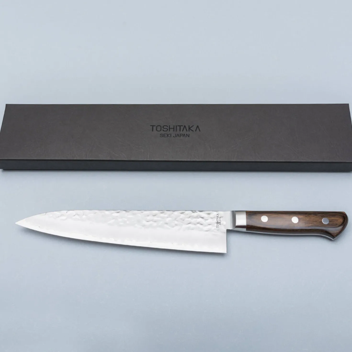Toshitaka SG2 Tsuchime Brown Gyuto 21 cm