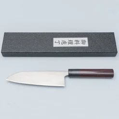 Tsunehisa Aogami Super Migaki Santoku 17 cm