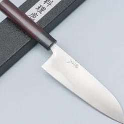 Tsunehisa Aogami Super Migaki Santoku 17 cm