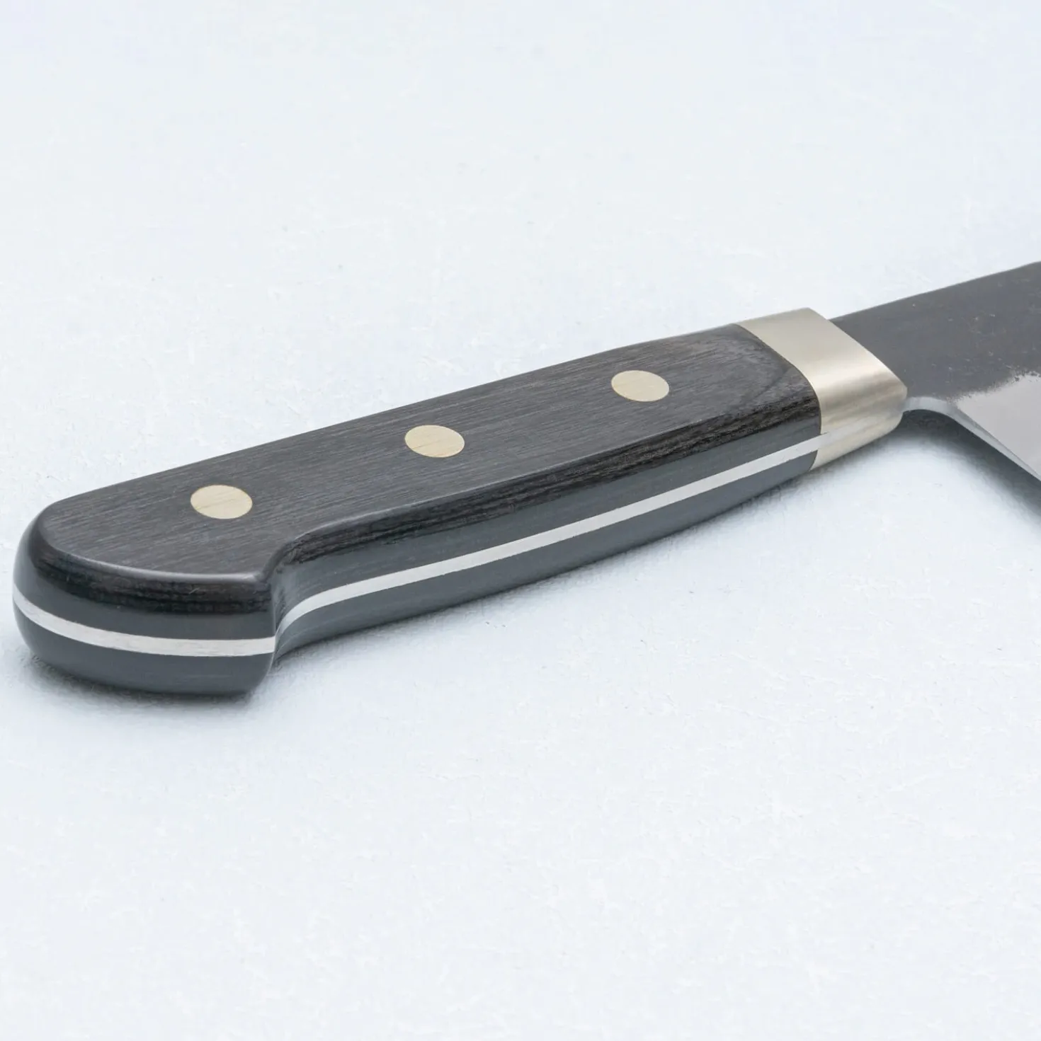 Tsunehisa Aogami Super Nashiji Kurouchi Western Black Gyuto 21 cm