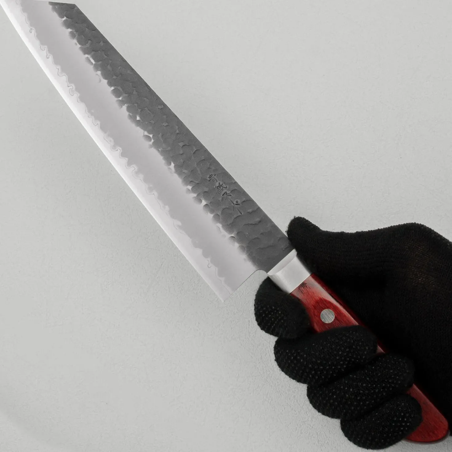 Tsunehisa Aogami Super Nashiji Kurouchi Western Red Kiritsuke 21 cm