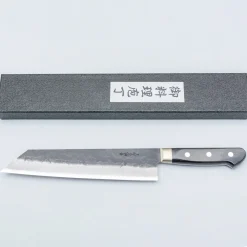 Tsunehisa Aogami Super Nashiji Kurouchi Western Black Kiritsuke 21 cm
