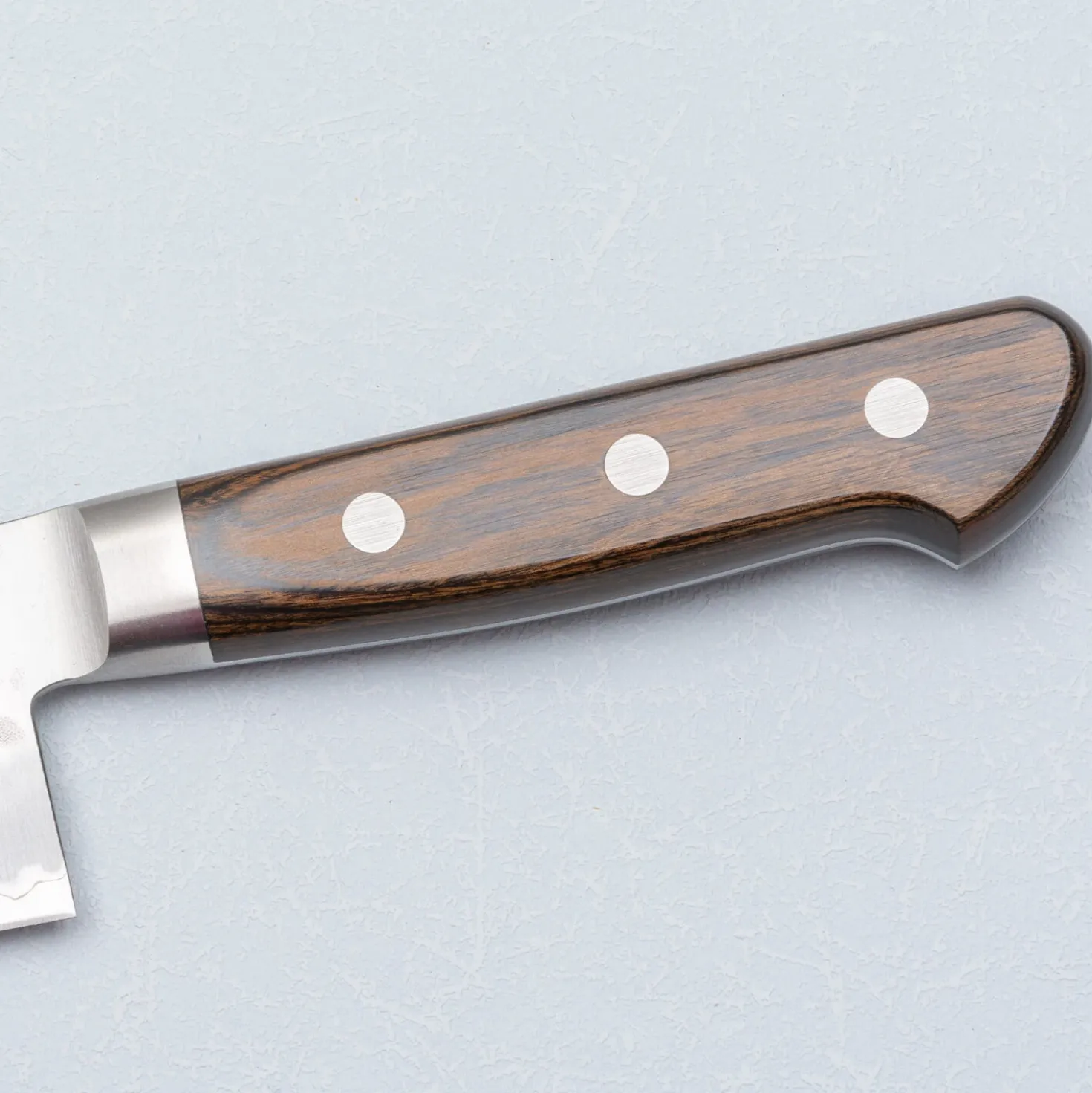 Tsunehisa Aogami Super Tsuchime Migaki Western Brown Gyuto 21 cm