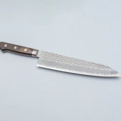 Tsunehisa Aogami Super Tsuchime Migaki Western Brown Gyuto 21 cm
