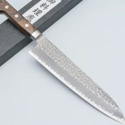 Tsunehisa Aogami Super Tsuchime Migaki Western Brown Gyuto 21 cm