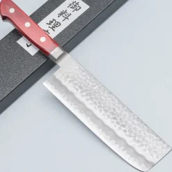 Tsunehisa Aogami Super Tsuchime Migaki Western Red Nakiri 16.5 cm