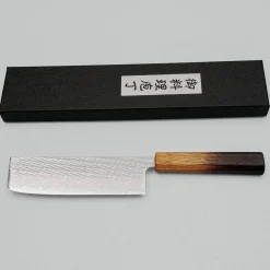 Tsunehisa AUS10 Nawame Damast Nakiri 16.5 cm