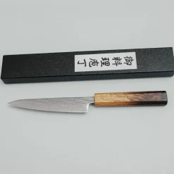 Tsunehisa AUS10 Nawame Damast Petty 13.5 cm